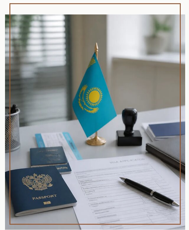 Оформление визы в Казахстан для поездки и работы в Нововоронеже