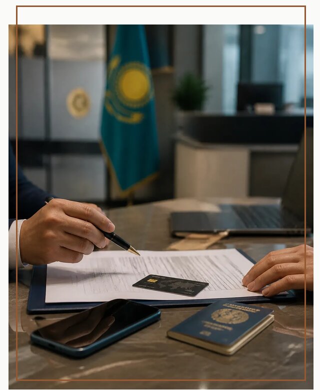 Открытие счета и банковской карты в Казахстане в Нововоронеже